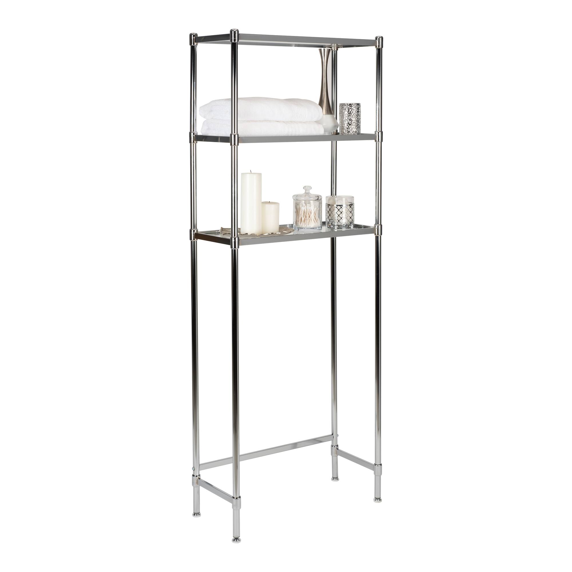 Organize It All 3-Tier Glass Shelf Space Saver